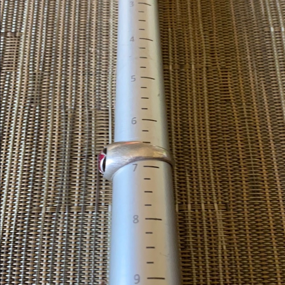 Sterling Silver Ruby Stone Ring - image 5